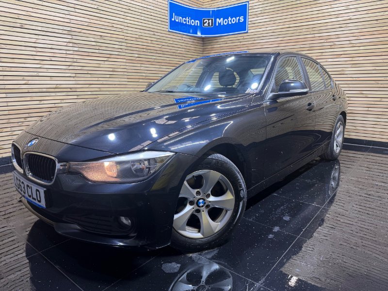 Black BMW 3 Series 2.0 320d ED EfficientDynamics Saloon 4dr Diesel Auto Euro 5 s/s 163 ps