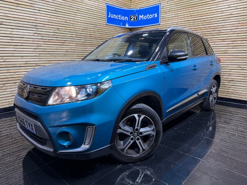 Blue Suzuki Vitara 1.6 DDiS SZ5 SUV 5dr Diesel Manual Euro 6 s/s 120 ps